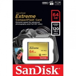 KARTA SANDISK EXTREME CF 64 GB 120/85MB/s-2441840