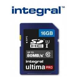 Karta SDHC Integral Ultima Pro 16GB 80MB/s