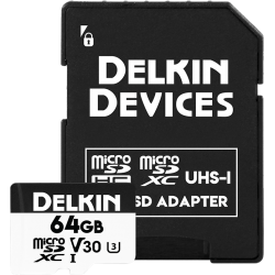 Delkin Trail Cam Hyperspeed microSDHC (V30) R100/W75 64GB
