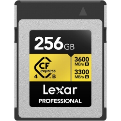 Lexar CFexpress Pro Gold R3600/W3300 256GB