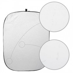 Quadralite Blenda srebrno-biała 95x125cm GATUNEK II-2401072