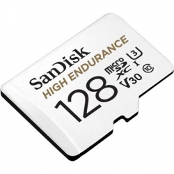 KARTA SANDISK HIGH ENDURANCE (rejestratory i monitoring) microSDXC 128GB V30 z adapterem-2444229