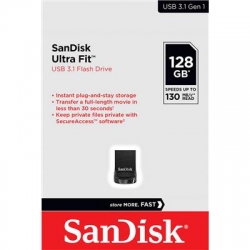 DYSK SANDISK ULTRA FIT USB 3.1 128GB 130MB/S-2445863