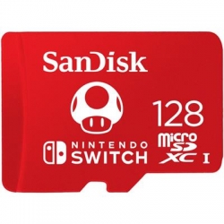 KARTA SANDISK NINTENDO SWITCH microSDXC 128 GB 100/90 MB/s V30 UHS-I U3-2466900