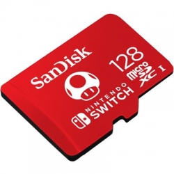 KARTA SANDISK NINTENDO SWITCH microSDXC 128 GB 100/90 MB/s V30 UHS-I U3-2466901