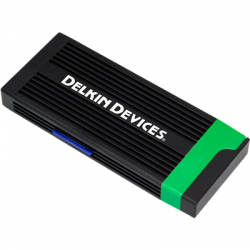 Delkin Cardreader CFexpress Type B & SD UHS-II (Type C to C & Type C to A Cables)-2482987
