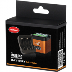 Hähnel ProCUBE 2 Plate for AA Batteries-2484895