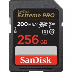 KARTA SANDISK EXTREME PRO SDXC 256GB 200/140 MB/s C10 V30 UHS-I U3-2486922