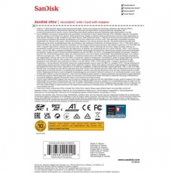 KARTA SANDISK ULTRA ANDROID microSDXC 64 GB 140MB/s A1 Cl.10 UHS-I + ADAPTER-2489118