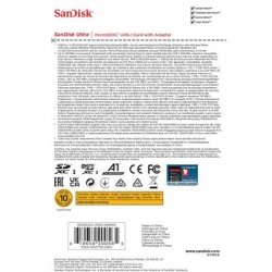 KARTA SANDISK ULTRA ANDROID microSDXC 256 GB 150MB/s A1 Cl.10 UHS-I + ADAPTER-2489140