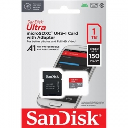 KARTA SANDISK ULTRA ANDROID microSDXC 1 TB 150MB/s A1 Cl.10 UHS-I + ADAPTER-2489143