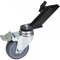 Kupo KC-100M 100mm Caster with Brake 25mm Square adapter Set of Three-2489896