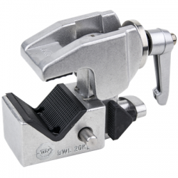 Kupo KCP-710 Convi Clamp with Adjustable Handle - Silver-2489989