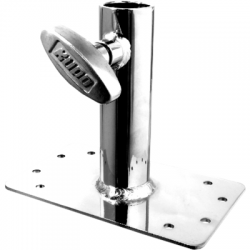 Kupo KS-048 Junior Wall Plate with Junior 1-1/8in (28mm) Receiver-2490070