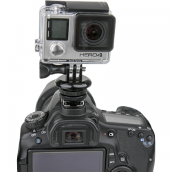 Kupo KS-134 GoPro Tripod Mount with Hot Shoe Adapter-2490137