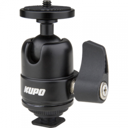 Kupo KS-CB07 Midi Ball Head with Hot Shoe Mount-2490231