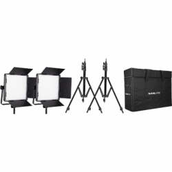 Kit Nanlite 2 light kit 600CSA w/Carry case & Light stand-2490765