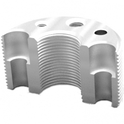Kupo KS-689 Mitchel Threaded Collar w/ Counter Sunk Hole-2498890