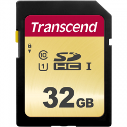 Transcend Gold 500S SD UHS-I U3, MLC (V30) R95/W60 32GB-2499655