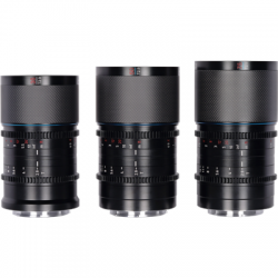 Sirui Anamorphic Lens Saturn Kit 35, 50 & 75mm T2.9 1.6x Carbon Fiber FF L-Mount (Blue Flare)-2530213