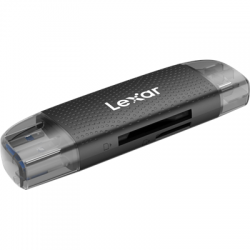Lexar Cardreader Dual Slot USB-A/C (LRW310X) Supports microSD and SD cards (USB 3.1)-2548443