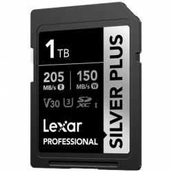 Lexar SDXC Professional SILVER Plus UHS-I/U3/A2/4K R205/W150 (V30) 1TB-2548446