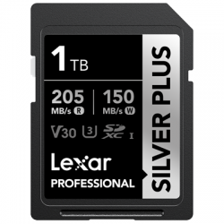 Lexar SDXC Professional SILVER Plus UHS-I/U3/A2/4K R205/W150 (V30) 1TB-2548447