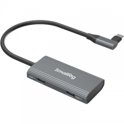 SmallRig 4598 USB-C Hub 4-in-1 PD/USB-C 3.1/USB-C 2.0 with Audio Adapter-2555992