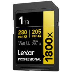 Lexar SDXC Pro 1800x U3 UHS-II R280/W210 (V60) 1TB-2556977