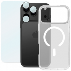Zestaw Roobix 3w1 Combo do iPhone 17 Pro Max (etui MagSafe + szkło + ochrona obiektywu)-2652138