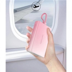 Powerbank Vention 10000 mAh USB-C + Lightning + USB-A 22,5W z wyświetlaczem LED miedziany-2654019