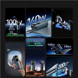 Powerbank Vention Powerhive Series 27000mAh 200W + kabel USB-C 240W-2654042