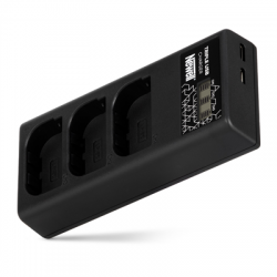 Ładowarka trzykanałowa Newell CD-USB-C do akumulatorów LP-E6 do Canon-2657554