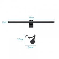 Light Bar lampka na monitor Vention USB 3 barwy swiatła z akumulatorem czarny-2662275