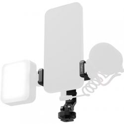 SmallRig 6661 PC-T1 Metal Phone Clamp with Triple Cold Shoe Mounts-2662365