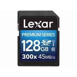 LEXAR PREMIUM II 300X SDHC/SDXC UHS-I R45/W20 128GB*