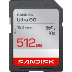 new KARTA SANDISK ULTRA GO SDXC UHS-I 190 MB/s 512GB