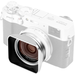 NiSi Lens Hood, UV-Filter & Cap for Fuji X100 Silver