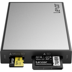 Lexar Professional Workflow USB 3.2 Gen2 Reader, UHS-I/UHS-II, support SD/MicroSD