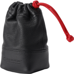 Artisan & Artist | ACAM-LPL140 | Full Leather Lens Pouch (M) Black-2654570