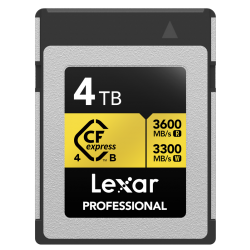 Lexar CFexpress 4.0 Pro Gold R3600/W3300 4TB