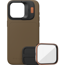 Zestaw - Etui LiteChaser iPhone 15 Pro Desert + Filtr UV