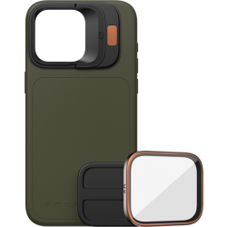 Zestaw - Etui LiteChaser iPhone 15 Pro Forest + Filtr UV