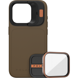 Zestaw - Etui LiteChaser iPhone 15 Pro Max Desert + Filtr UV
