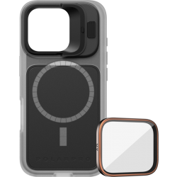 Zestaw - Etui bazowe LiteChaser iPhone 16 Pro, przezroczyste + filtr UV