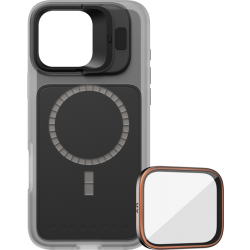Zestaw - Etui bazowe LiteChaser iPhone 16 Pro Max, przezroczyste + filtr UV