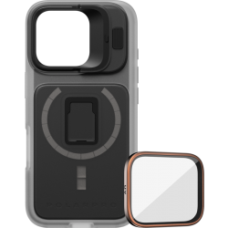 Zestaw - Etui LiteChaser iPhone 16 Pro Pro Przezroczyste + Filtr UV