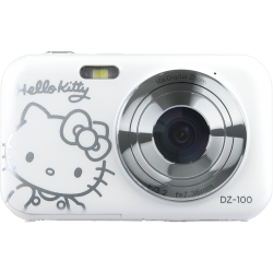 Yashica DZ-100 x Hello Kitty Digital Camera (White)