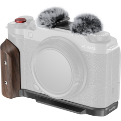 SmallRig 5260 L-Shape Mount Plate with Wooden Handle for FUJIFILM X-M5 Black-2594077