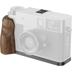 SmallRig 5394 L-Shaped Mount Plate with Wooden Handle for FUJIFILM X half Charcoal Silver